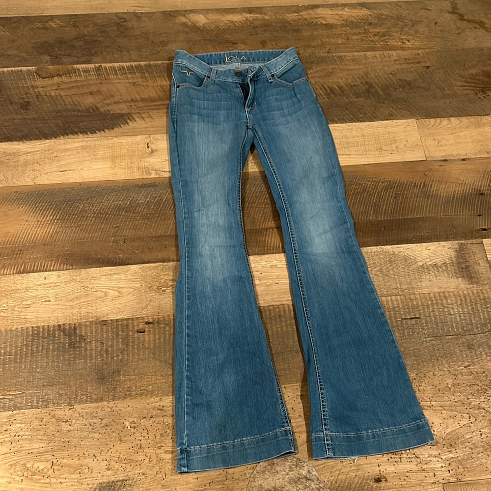 Kimes Ranch Lola Mid-Rise Bell Bottom Jeans